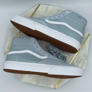 Vans Womens Crocket Hi Size 12 Sky/True White